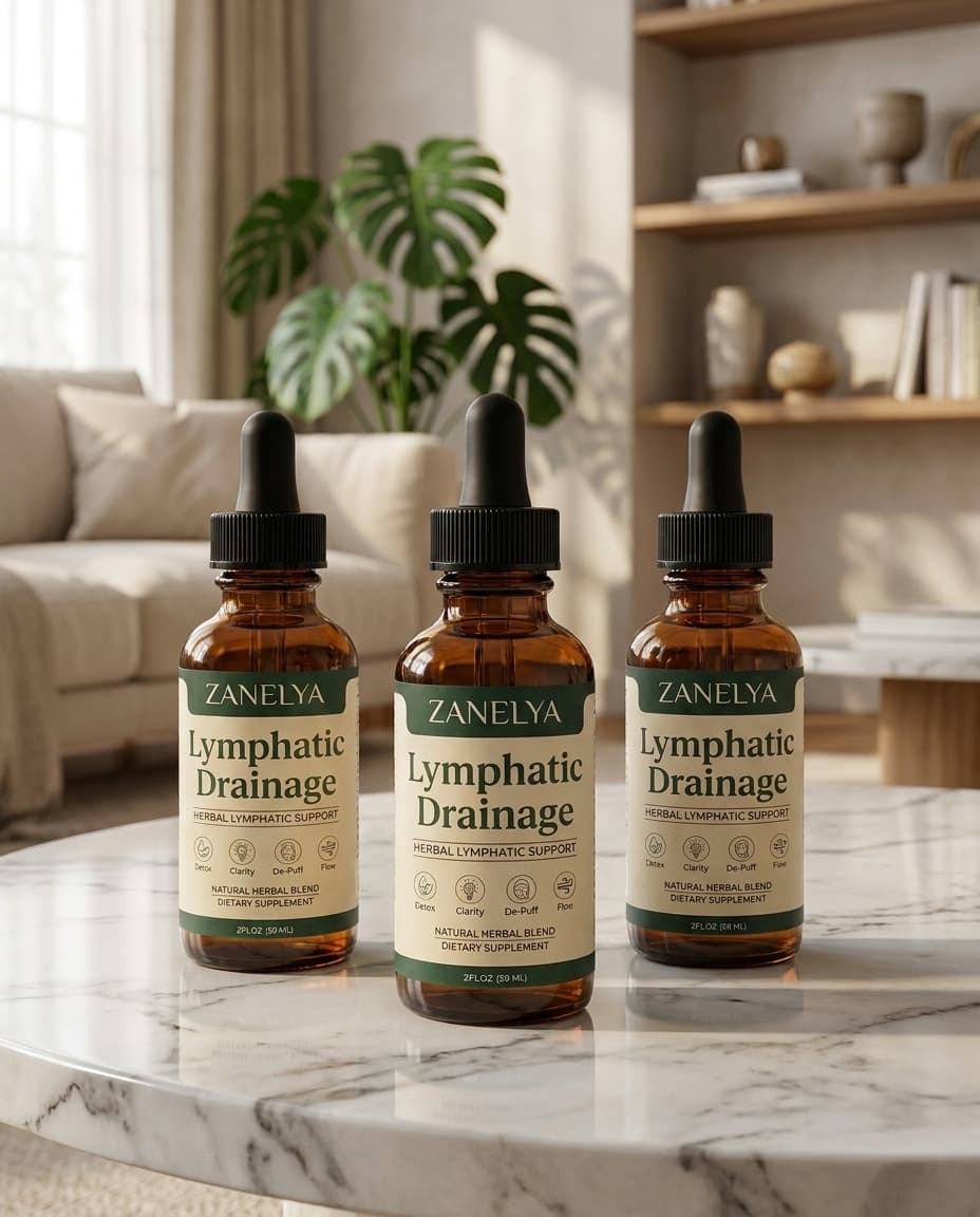 Zanelya Lymphatic Drainage bottles